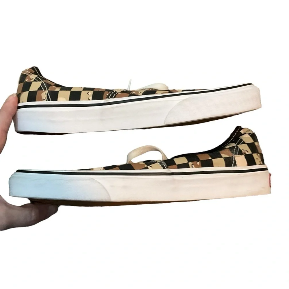 Vans Desert Camo Checkerboard Low Skate Trainers Sneakers Men’s Sz 8